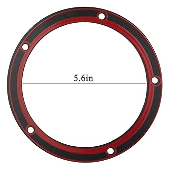 (3pcs) 5 Holes Motorcycle Twin Cam Derby Clutch Cover Gasket 25416-99C Compatible with Harley Derby Softail Touring Dyna Electra Glide Fatboy FXD 1999-2016 Replacement for 25416-99-f 25416-99c