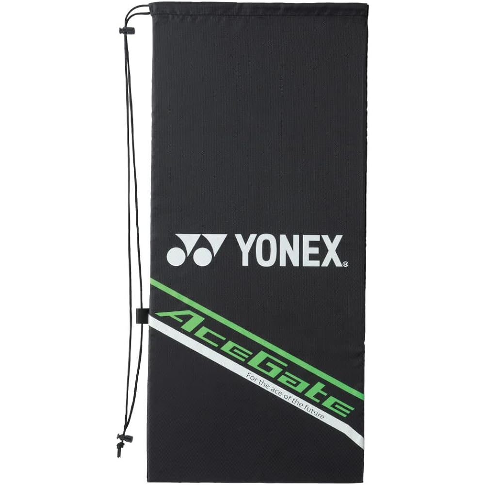 [Soft tennis sticker included] Gut tensioned junior soft tennis racket Yonex Ace Gate 66 ACE66G with case, for ages 9 to 10, certified by the Japan Soft Tennis Federation, with STA mark (011/White, G00)