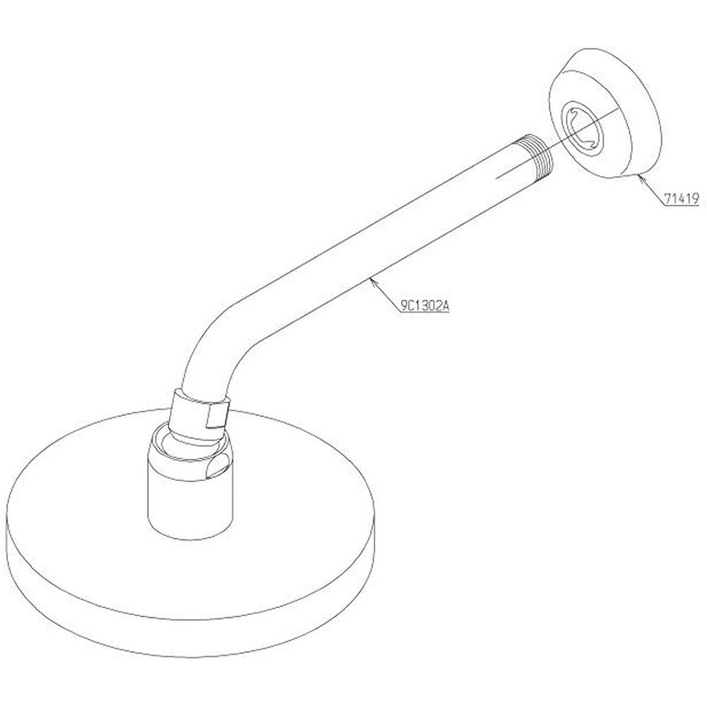 TOTO Fixed Shower TB18CR