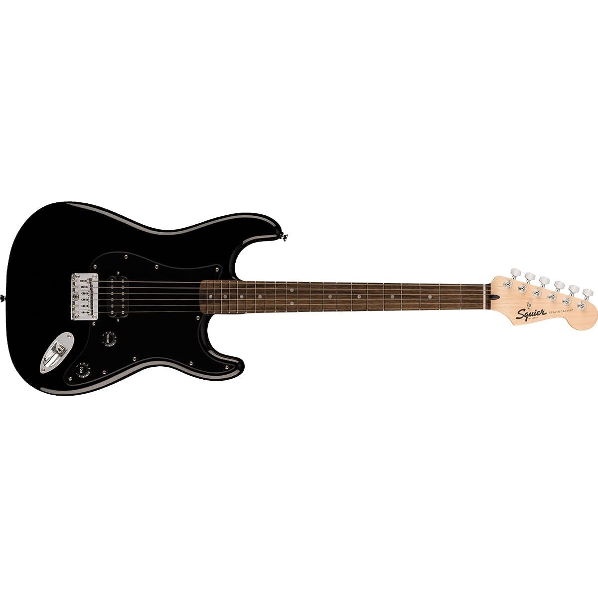 Squier by Fender SONIC STRATOCASTER HT H Black 14-piece electric guitar beginner set [with Bluetooth mini amp] Stratocaster hardtail 1PU Squier/Squier