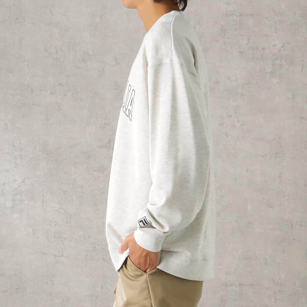 [Fila] Sweatshirt M L XL 3 Colors Unisex Unisex Sagara Embroidery Big Silhouette Logo Pullover Sweatshirt Brand Popular Tops Men's
