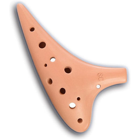 12 Hole Beginner Ocarina Wood Grain 12 Hole AF/SC/SF/AC Professional Playing Ocarina Ocarina Musical Instrument (Sc)