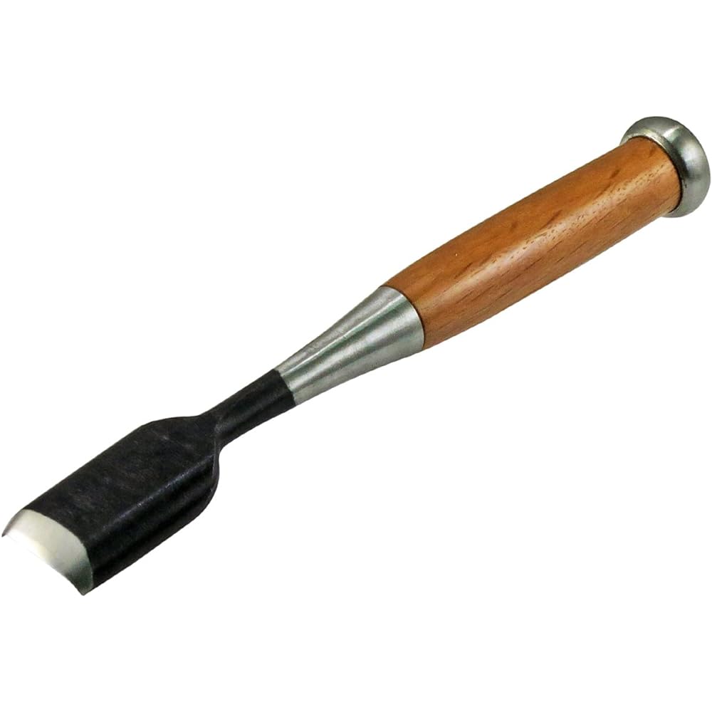 Densho Wood Carved Handled Chisel in Paulownia Box 30mm