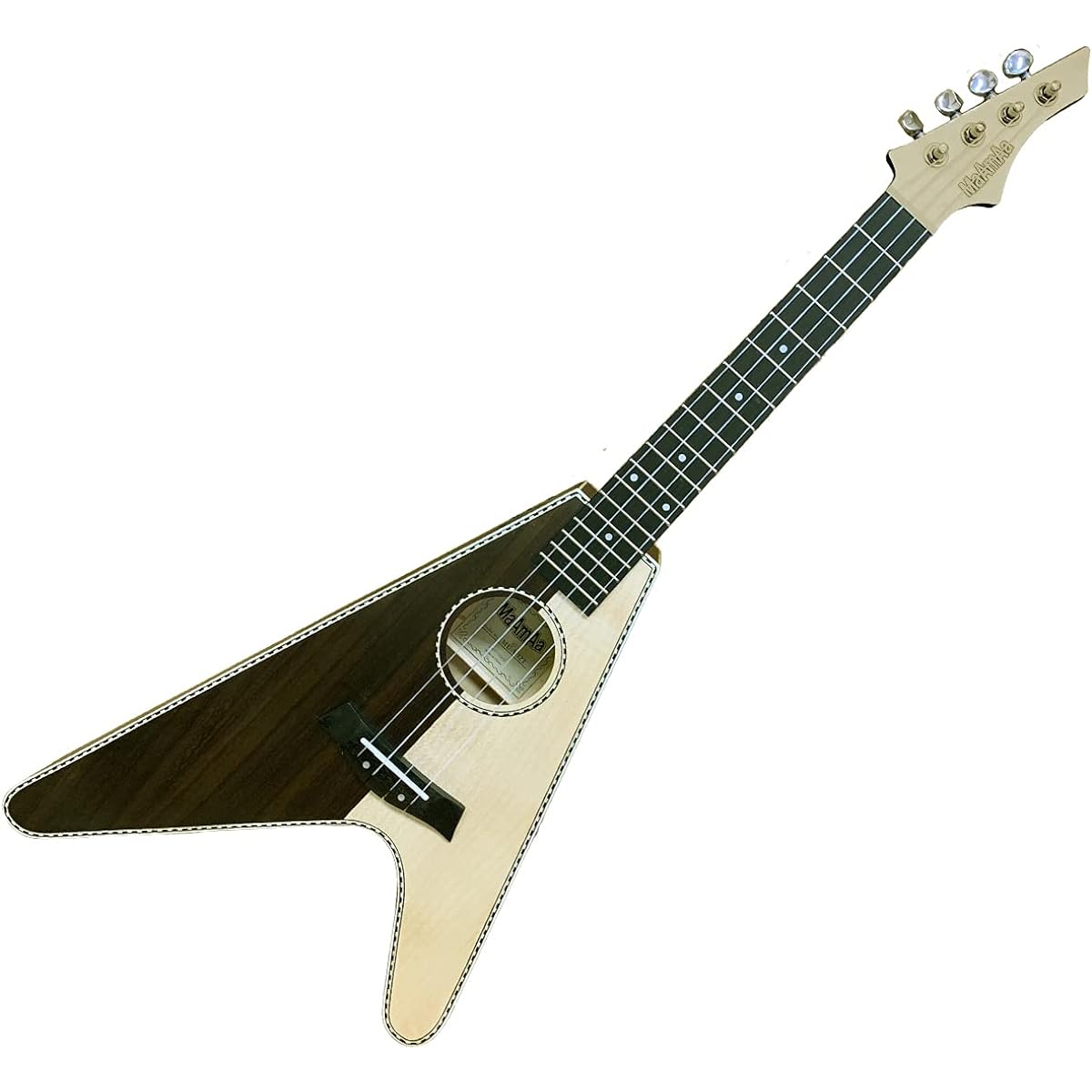 MaAmAa Flying V Tenor Ukulele with Case MaAmAa Ukulele V Shape MU-V3 (2T)