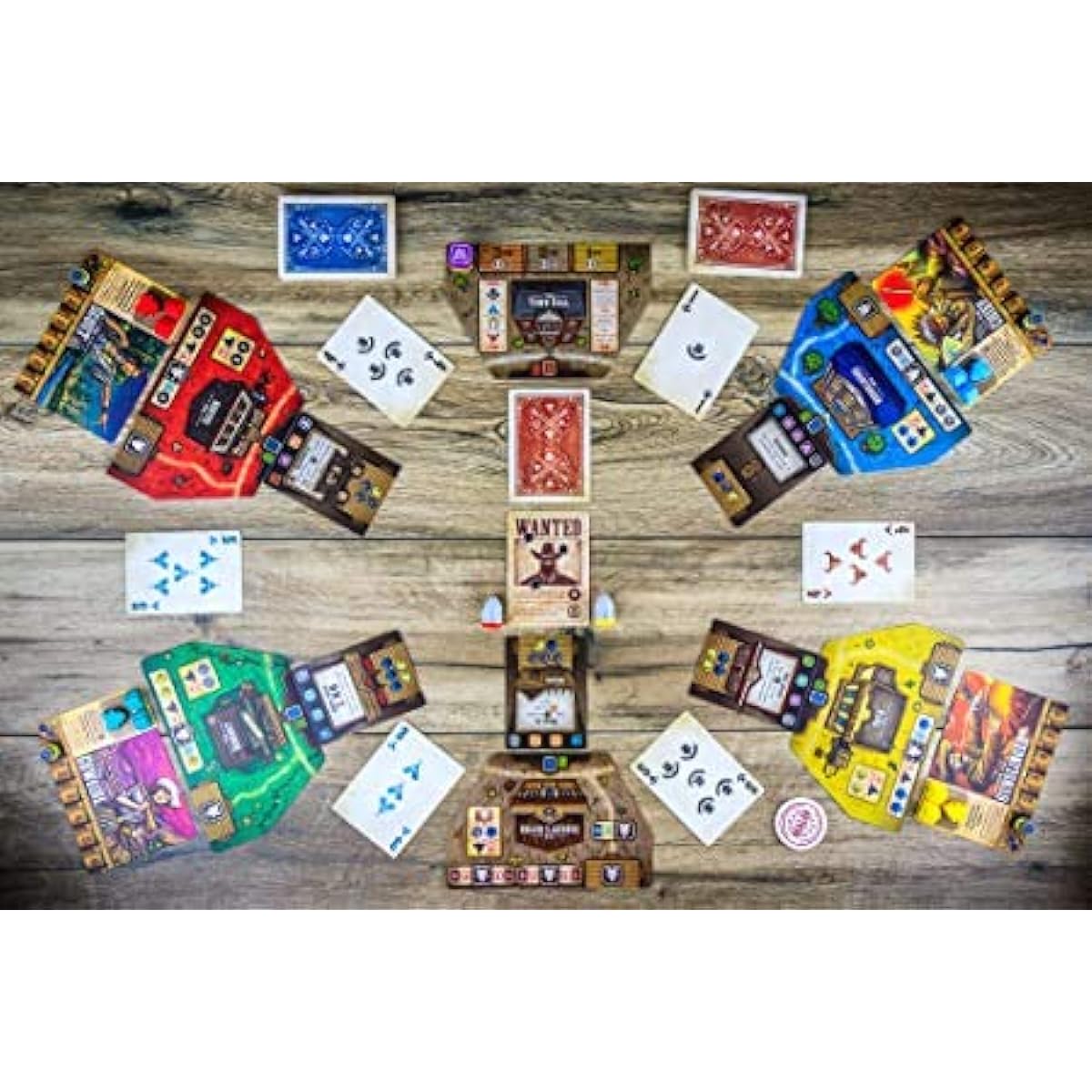 Gamelyn Games - Tiny Epic Western Board Game with Tycoon Expansion Cards - Strategy Board Game for Adults in a Small Box with Wild West Theme - Solo and Multiplayer Game for Epic Fun