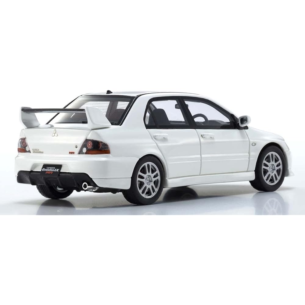 Kyosho Original 1/43 Mitsubishi Lancer Evolution IX MR White Finished Product KSR43111W