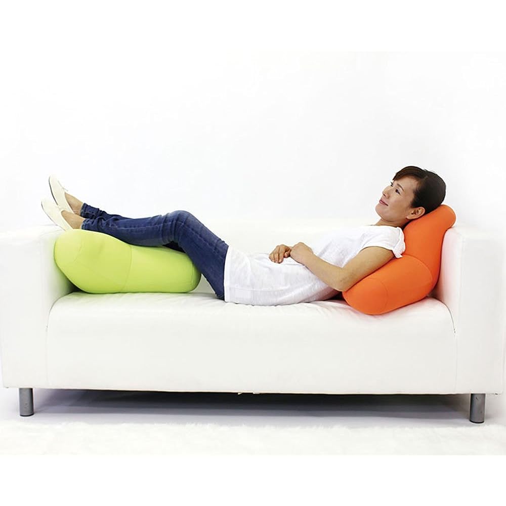 MOGU Bead Cushion Brown Tri Pad Body (Total Length Approx. 55cm)
