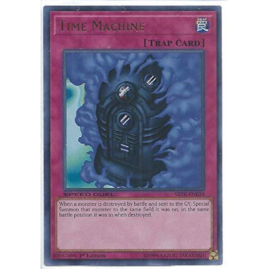 - Time Machine - SBTK-EN039 - Ultra Rare - 1st Edition - Speed Duel - Trials of the Kingdom