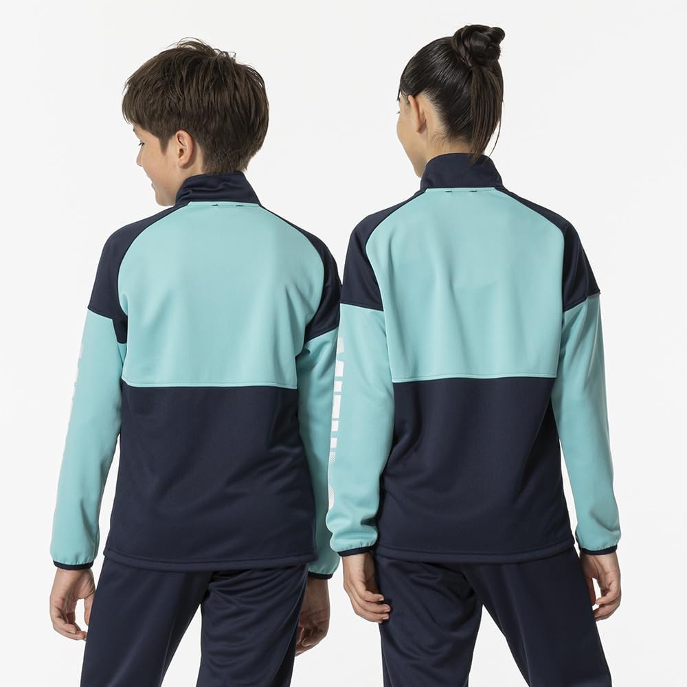 [Mizuno] Training Wear, Tough Jersey Jacket, Kids, Sweat Absorbent, Quick Drying, Tear Resistant, Durable, Unisex 32JCB410