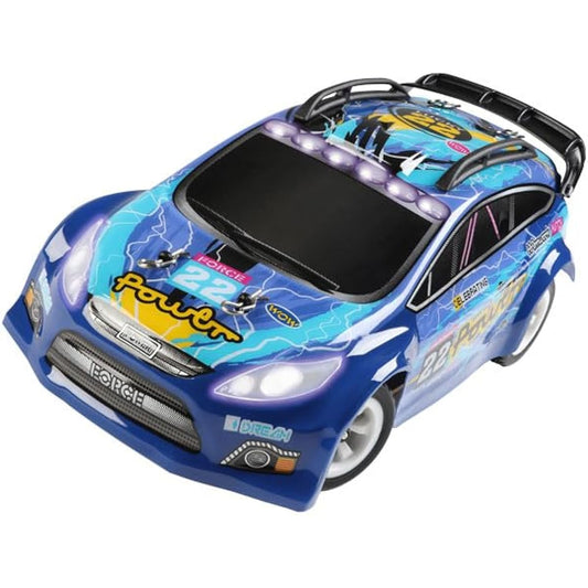 Hitec Multiplex Japan WL 1/28 4WD Mini Rally Car FORCE 22 Official Japanese Product Radio Control Car Electric Painted Finished Product RTR Mini Rally Car Force Maximum Speed 30km/h LED Light Standard Equipment 284010
