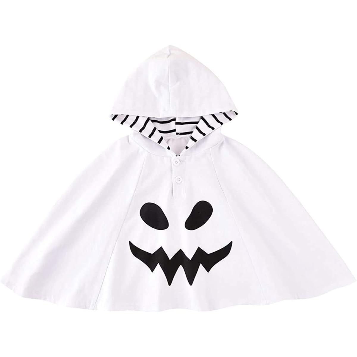 BeQeuewll Toddler Kids Baby Girls Boys Halloween Costume Ghost Hooded Poncho Cloak Cape Hat Blanket Cosplay Costume