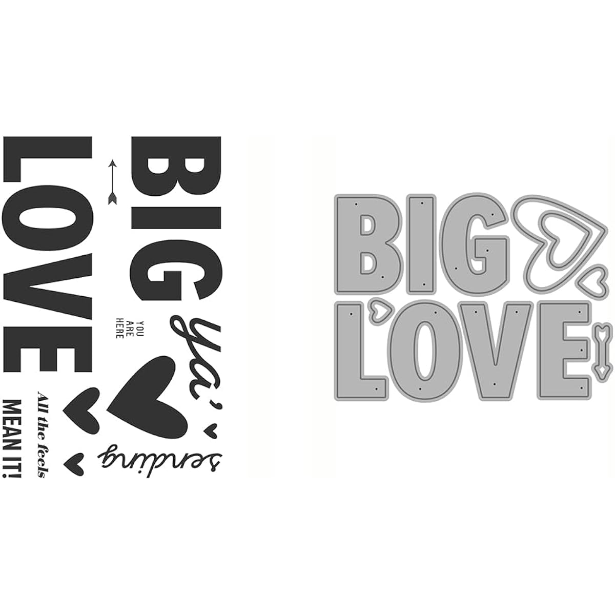 Big Love by Julie Ebersole, Essentials by Ellen Stamp & Die Combo