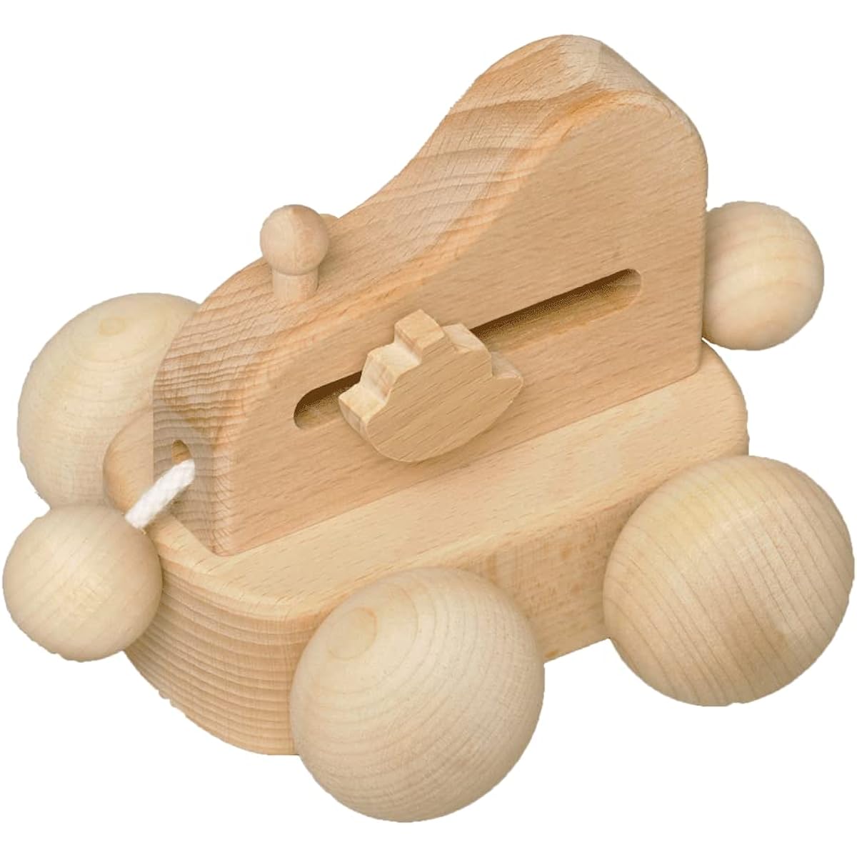 Whispering Sounds of the Forest (Hyokkori Hyoutanjima) Limited stock Baby gift First toy Anime Song Tone Sleep Good night Baby shower Gift Made in Japan Wooden Beech Solid Unpainted