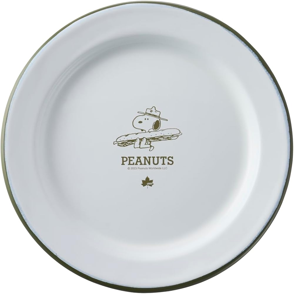 LOGOS SNOOPY (Beagle Scouts 50years) Enamel Small Plate 86001115