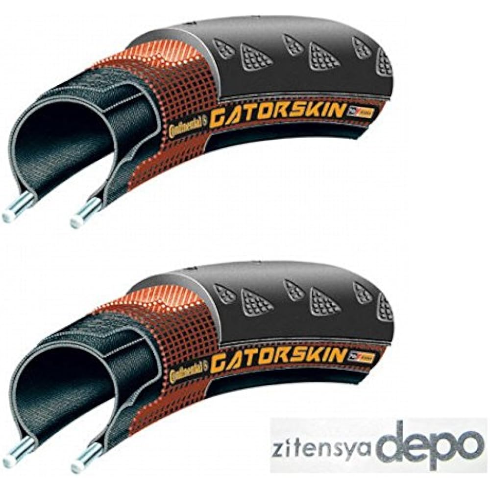 [Domestic Authorized Distributor Product] Continental Gator Skin Road Clincher Tire Set of 2 + Zitensyadepo Sticker