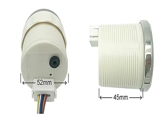LED Indicator Odometer 52mm Motorcycle Digital LCD GPS Speedometer Digital Multi Indicator 0~999 Waterproof MPH Knots Km/h