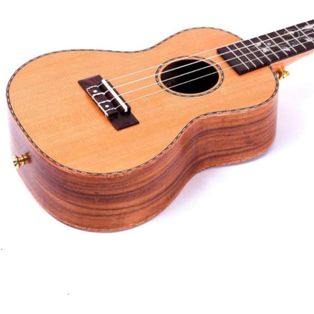 Ukulele Wood 23 Inch Concert Ukulele Hawaii Kids Guitar Uke with Gig Bag Kids Student Beginner Music Instrument Gift Ukulele Sopra (Color: Wood, Size: 23 inches)
