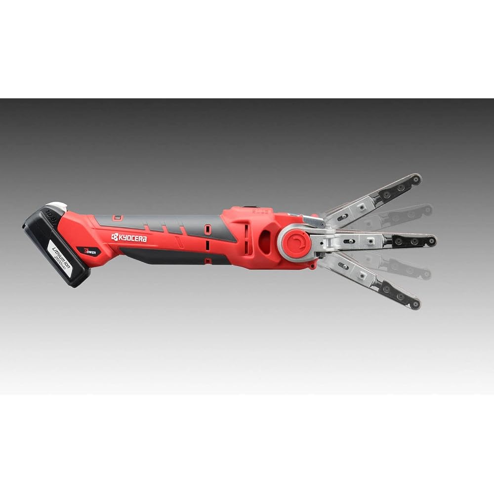 Kyocera Old Ryobi Rechargeable File BBY-1110L2 602000A Red [You can adjust the belt angle and change the belt speed depending on the work] Lithium ion 10.8V Belt speed 6~7m/s Continuous use time (woodworking) 13 minutes (Ironwork) 15 minutes Charging tim