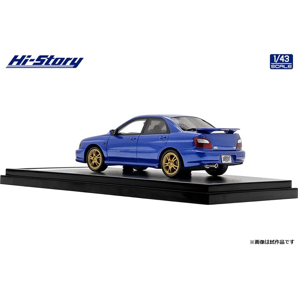 INTERALLIED Hi Story 1/43 Subaru IMPREZA WRX STi (2001) WR Blue Mica Completed Product