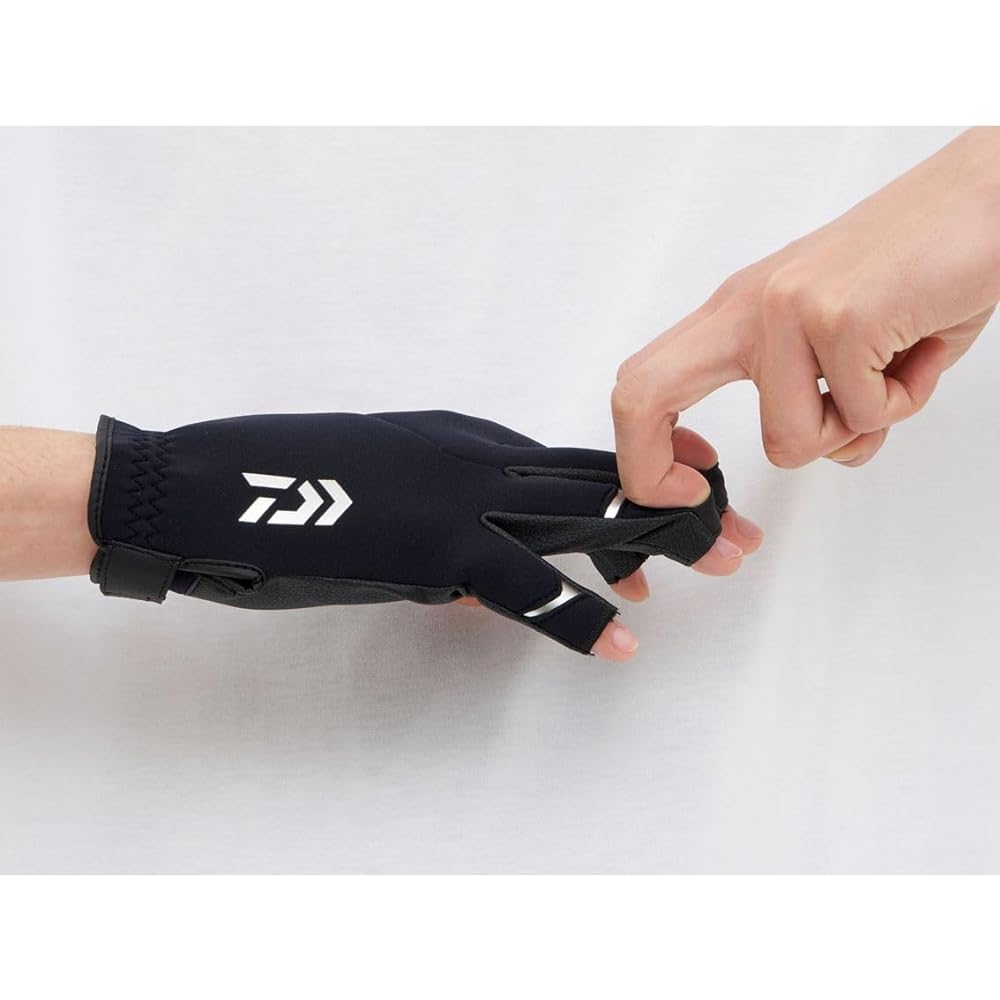 [Daiwa] Cold weather light grip gloves, 5-piece cut, DG-6323W, M to 2XL, various sizes