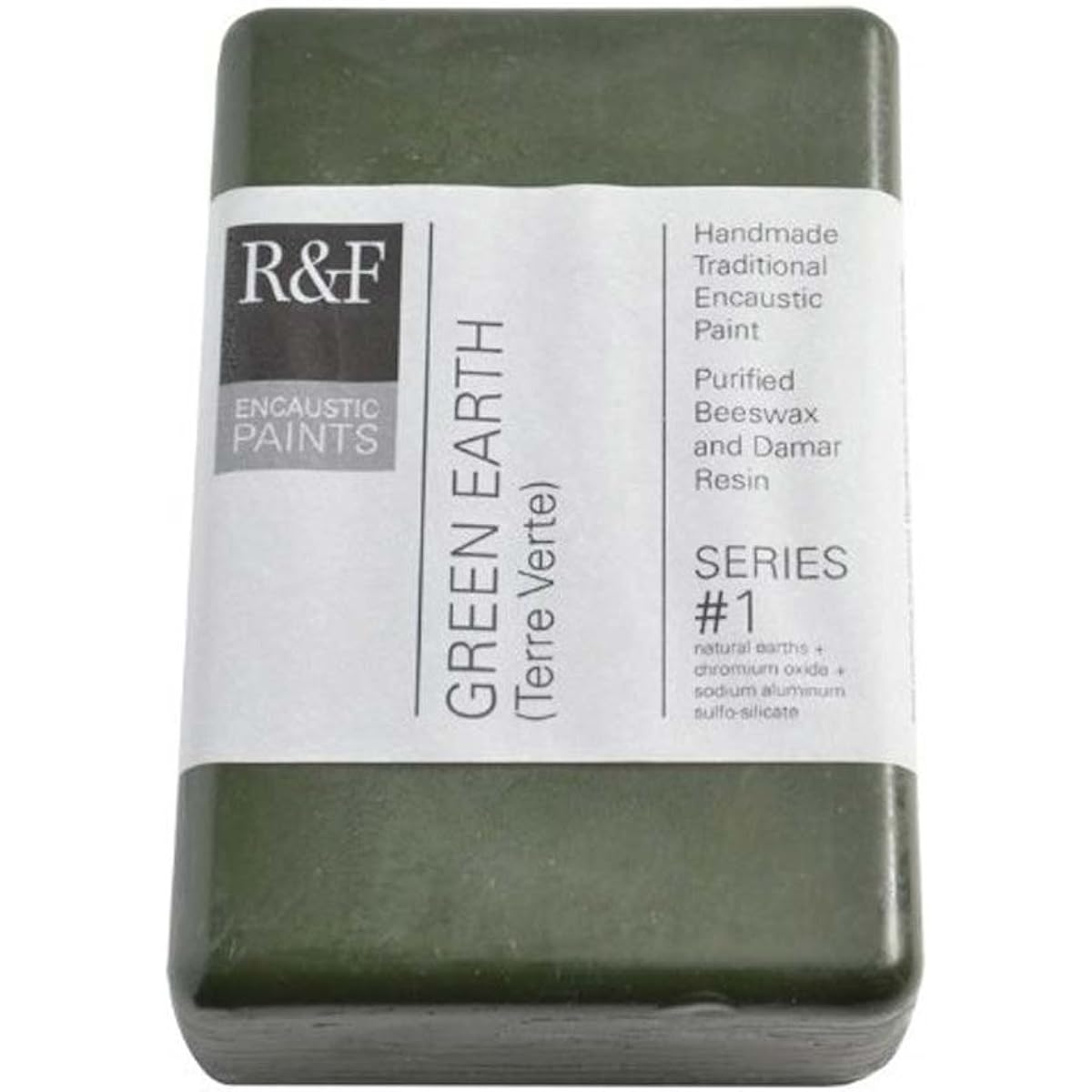 R&F Encaustic 333ml Paint, Green Earth by R&F Encaustic Paints