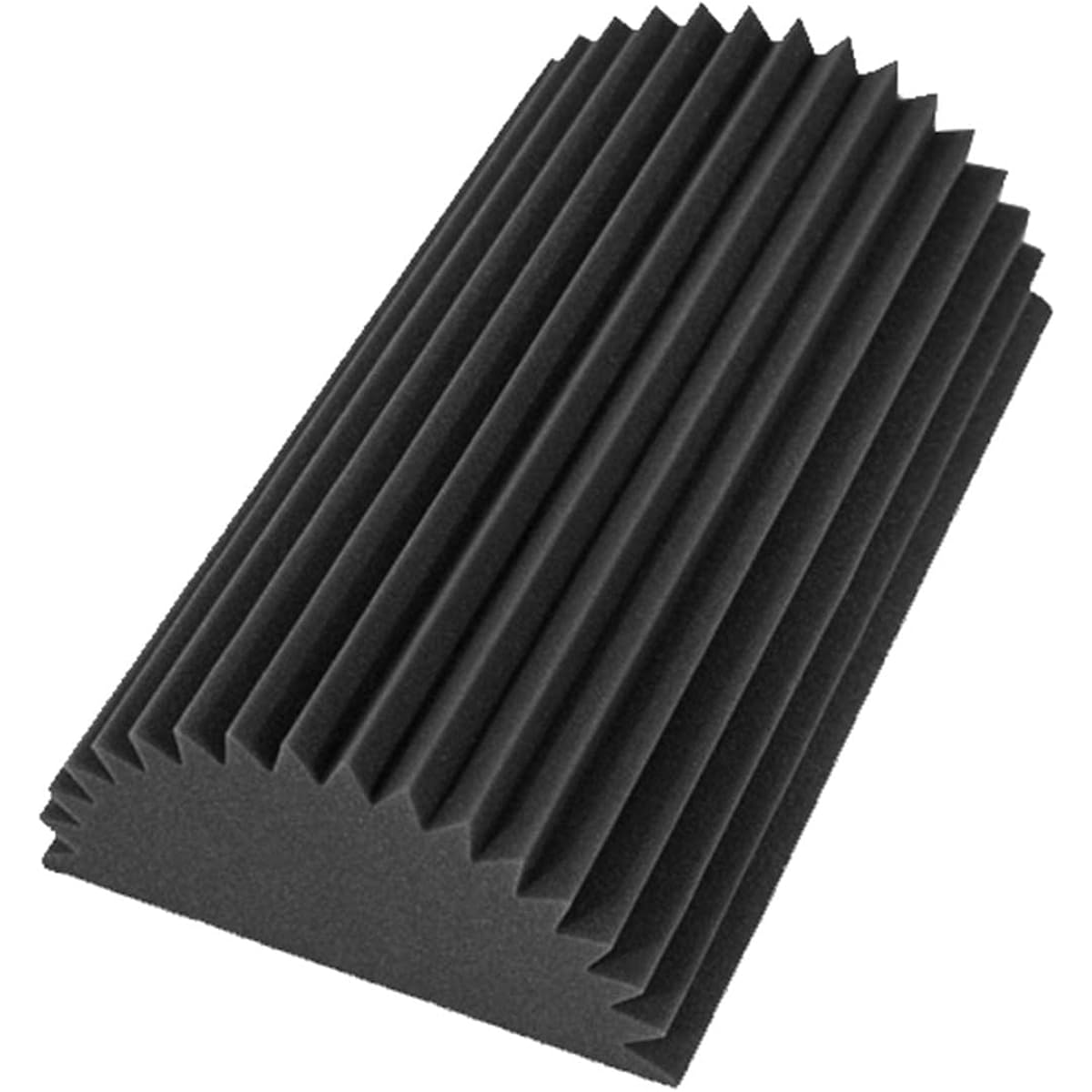 Recording Studio Wall Soundproofing Foam Drum Room Piano Room Sound Absorbing Cotton Home Studio Soundproofing Treatment Accessories (Brown 20*20*100CM) (Black 30*30*50CM)