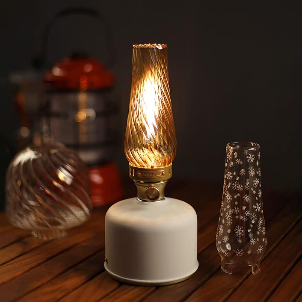 Thous Winds Lantern Gas Lantern Gas Lamp Gas Light Candle Light Outdoor Camping Atmosphere Lantern