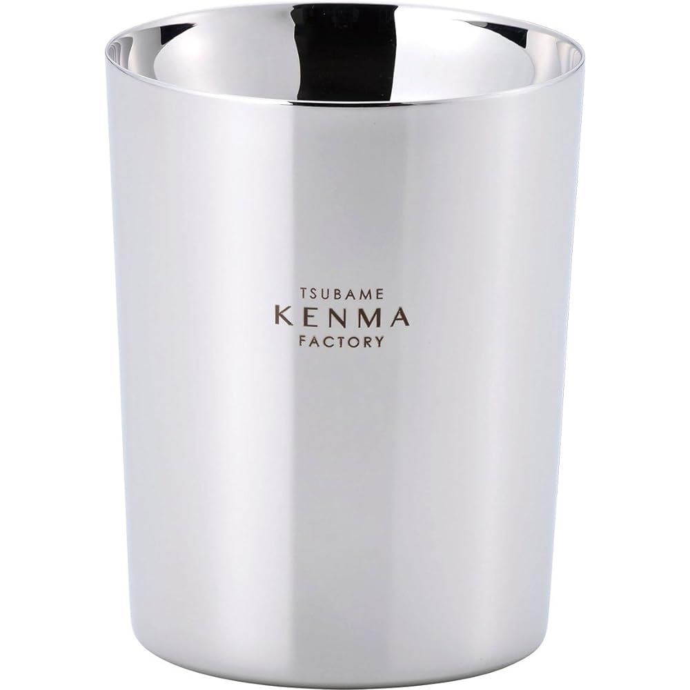 Wahei Phrases Tumbler Alcohol Coffee Tsubamejiro Factory 260ml Set of 2 Wooden Box Stainless Steel Double Walled Heat/Cold Made in Japan TM-9859
