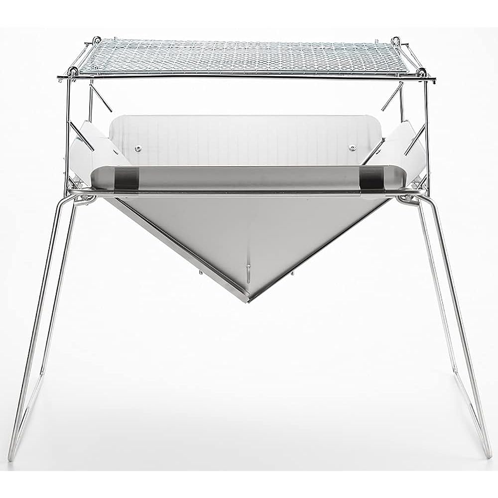 Tamahashi UC-207 Tsubamesanjo stainless steel bonfire stand (grill set)