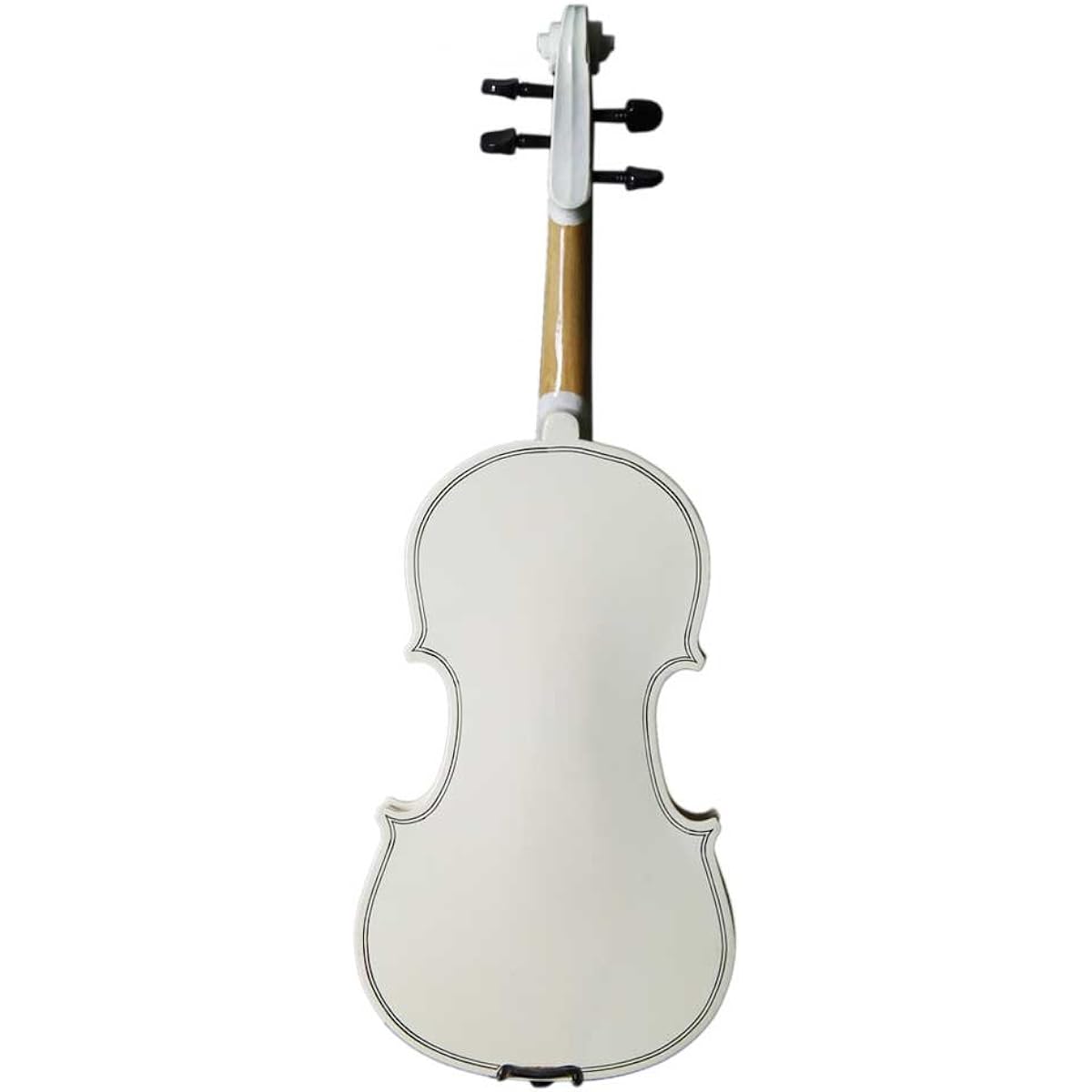 Trlec 4/4 Starter Acoustic Violin for Beginners Kids Adults with Hard Box Rosin Ribbon White