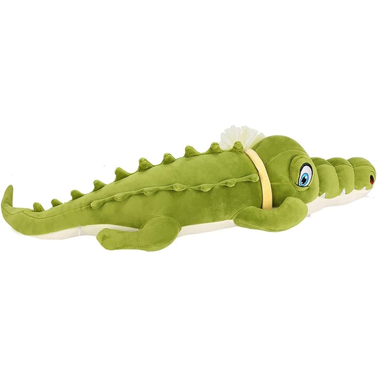 Body pillow, crocodile, stuffed animal, large, animal, fluffy, green, soft, cushion, comfortable, washable, body pillow, for her, soft, sleeping pillow, birthday, anniversary, 140cm, gift
