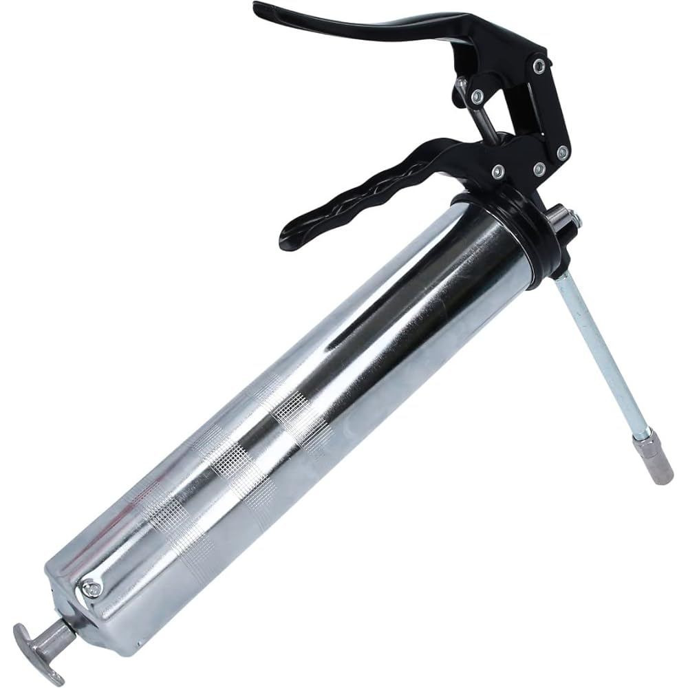 KS TOOLS Single handed grease gun with rigid grease tube 350mm 980.1020