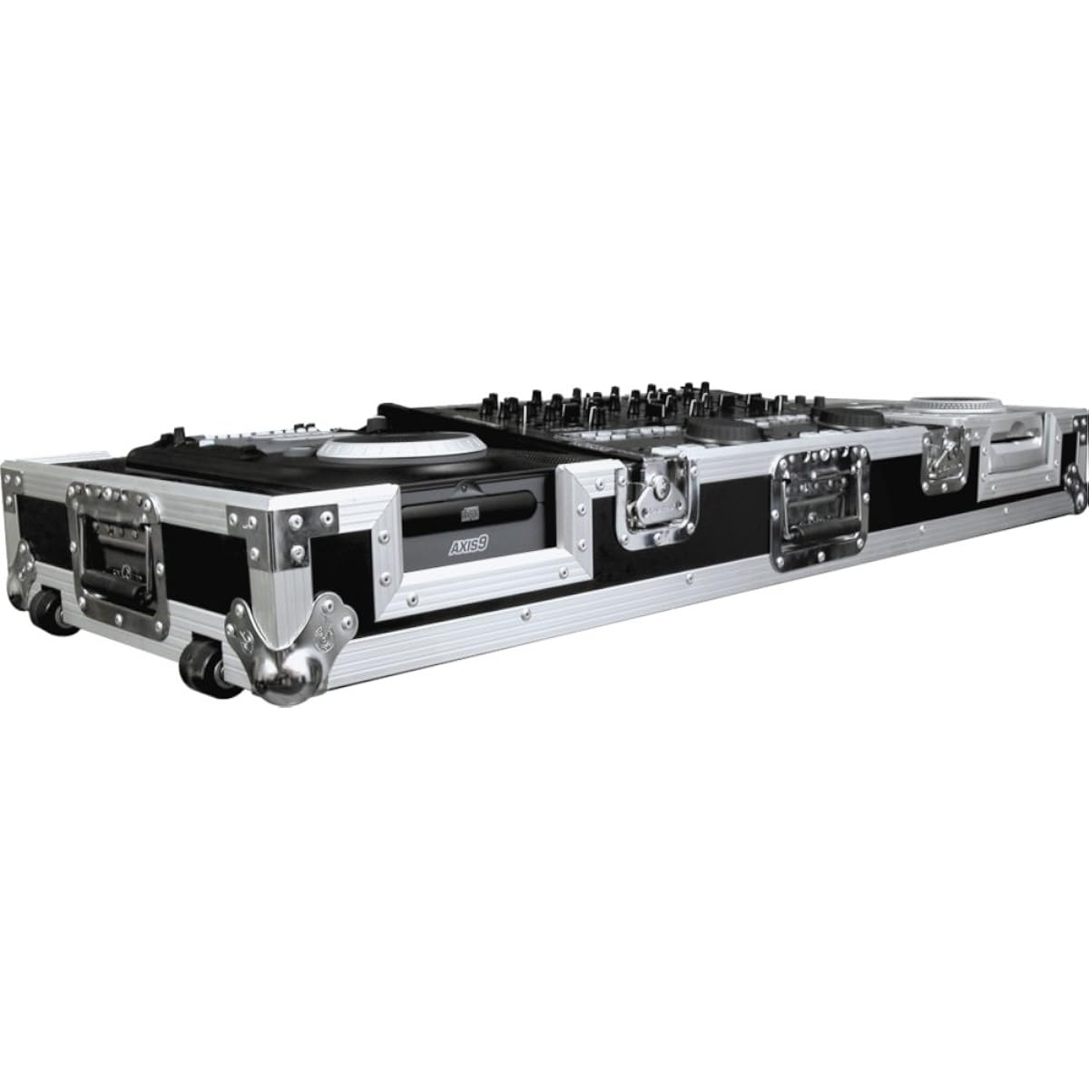 ROADREADY DJ case, holds 2 CDJs and 1 12-inch mixer, RRDJCD12W