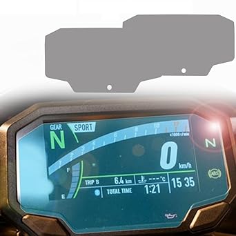 DEMUR Cluster Scratch Protection Film Motoecycle Screen Protector Instrument Speedometer Film Kawasaki Ninja650 Z900 Z650 2020 Dashboard Screen Protector (Size : 5 PCS)