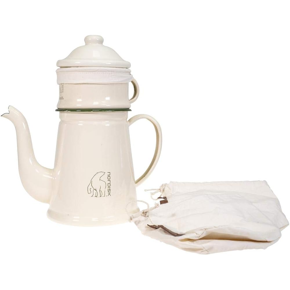 NORDISK Outdoor Camping Enamel Madam Blue Coffee Pot (Madam Bla Coffee) 1.5l [Genuine Japanese Product]