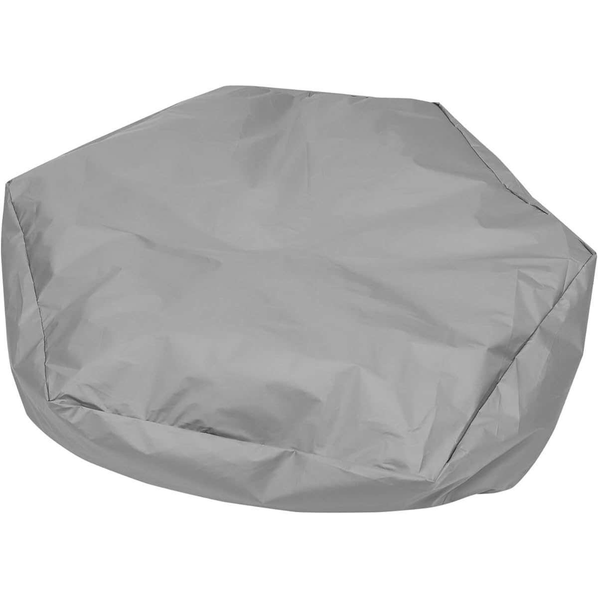 Cabilock Sandbox Cover, Waterproof Oxford Cloth Hexagonal Sandbox Protector, Protect Sand and Toys from Dust Rain, 180x150x20cm, Grey