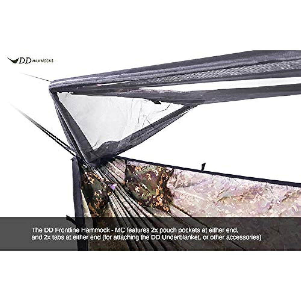 DD Frontline Hammock-MC Frontline Hammock 3 Piece Set DD Frontline Hammock-MC & Hammock Sleeve-MC Hammock Sleeve & Beer Holder + 2 Mini Karabiners [Parallel Import]