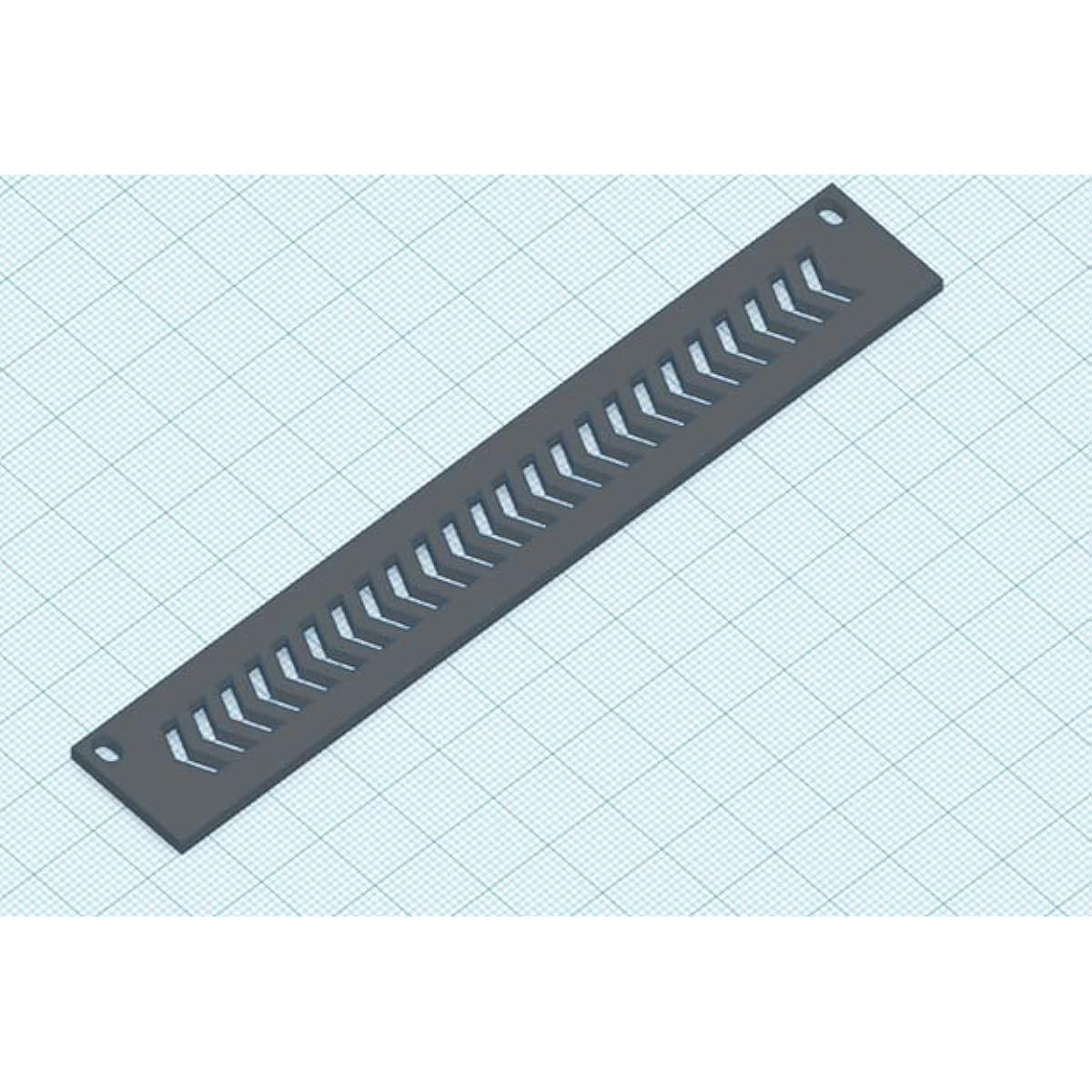 SSMS Eurorack 4HP Vent Panel Arrow - Black