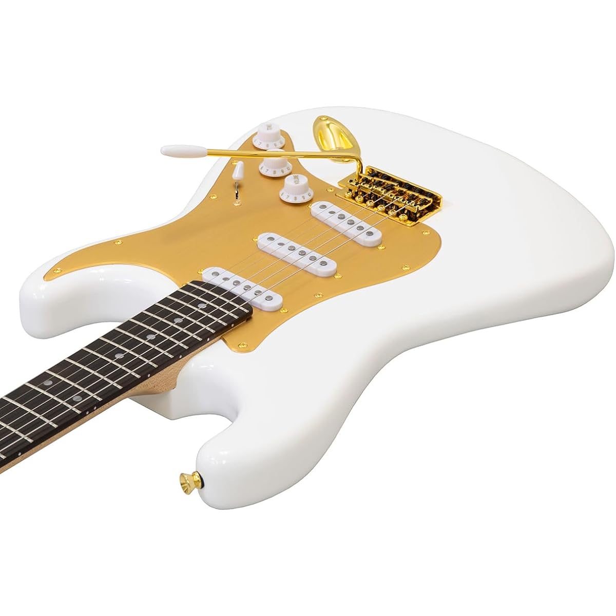LEGEND LST-AZ Electric Guitar Stratocaster Type Anodized Pickguard Gold Parts Legend
