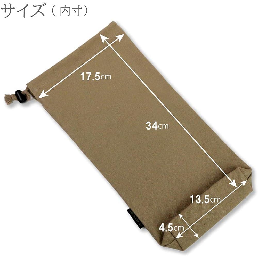 DUCKNOT Solo Table Case No. 8 Canvas Storage Case A4 Bifold Made in Japan