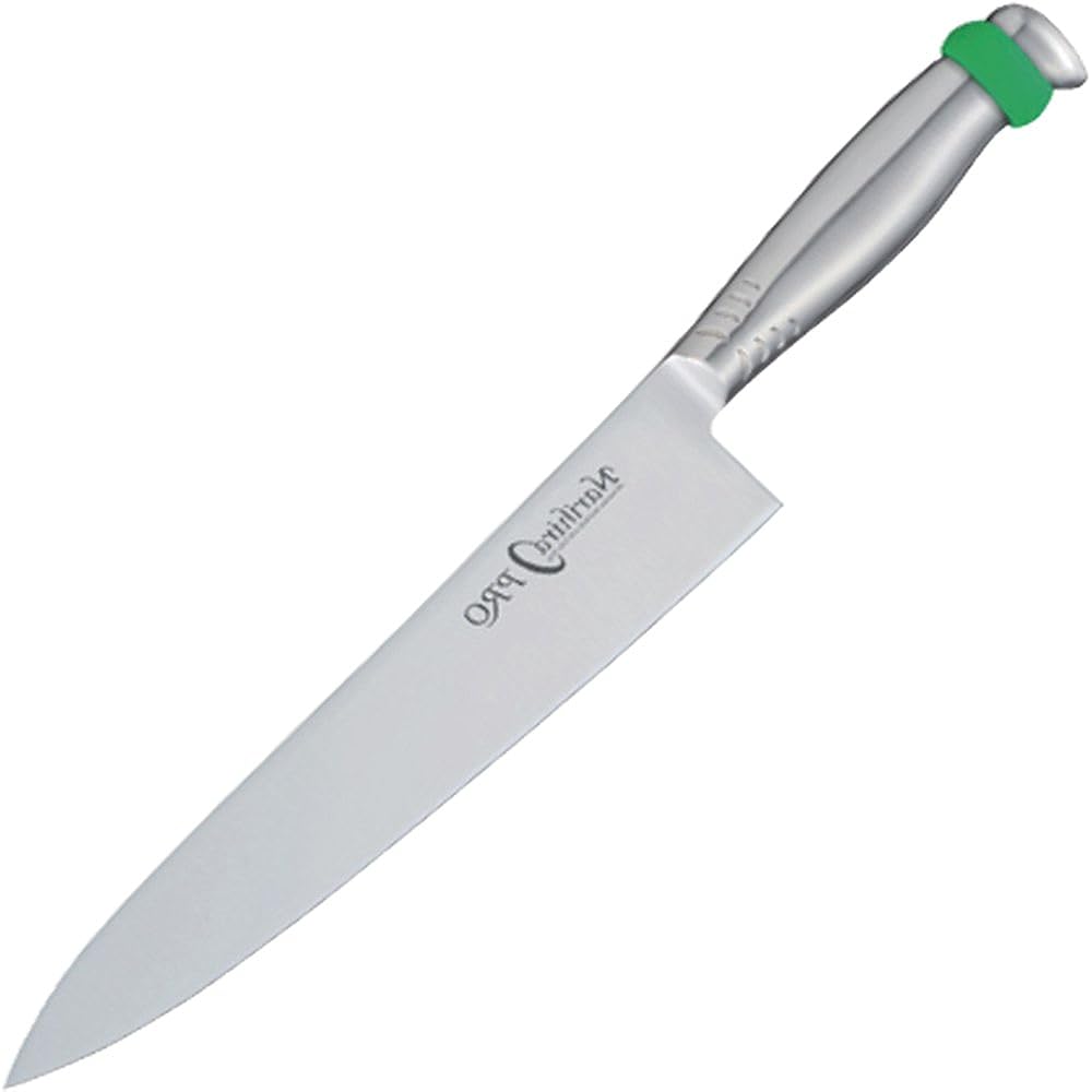 Yamashita Crafts NarihiraPRO All Stainless Steel (with Color Coded Ring) Gyuto 180mm Red 04-0419-0303