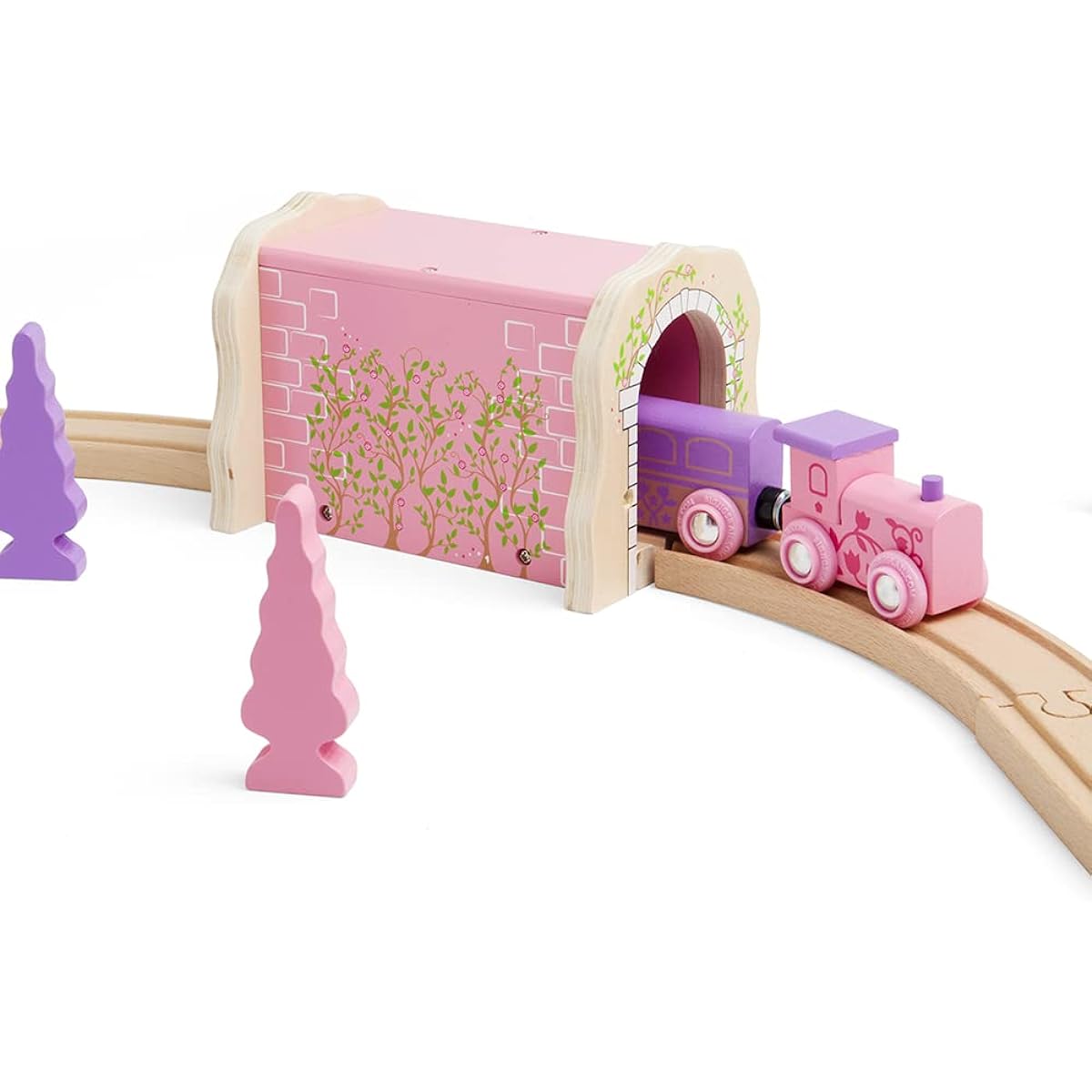 Bigjigs Rail BJT233 Pink Brick Tunnel
