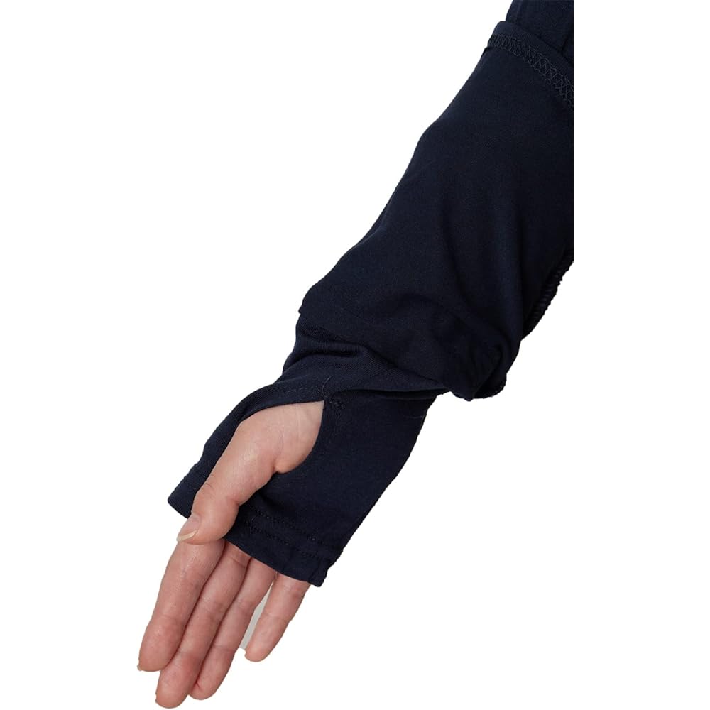 [Happy Marilyn] Women's Hoodie, Large Size, UV, Cool Touch, Hooded Hoodie, Oversized, Loose, Zip Up Hoodie, Thin, Zip Hoodie, Long Sleeve, Sweatshirt, Hoodie with Finger Holes [431045]