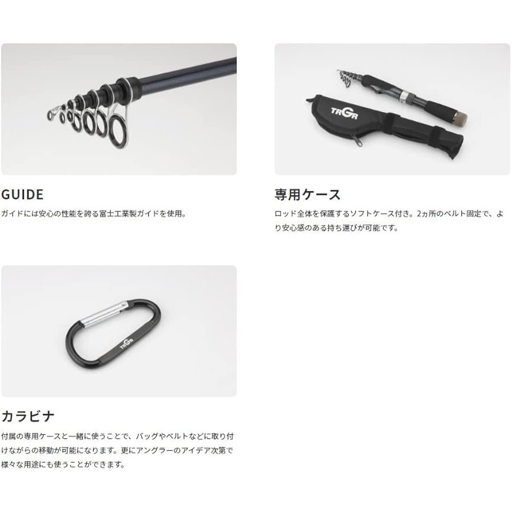 Alpha Tackle Trgr Rod Pockebit's 60L