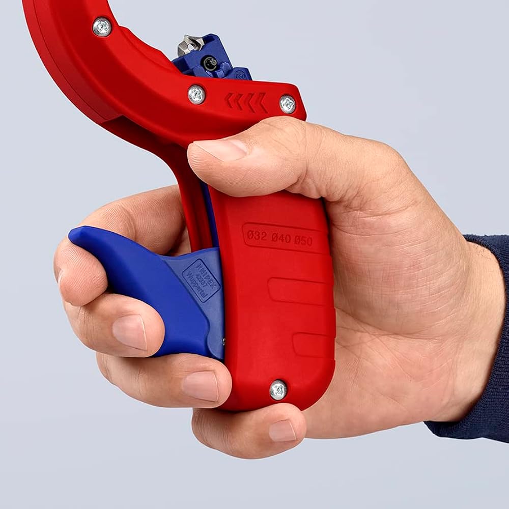 KNIPEX plastic drain pipe cutter DP50 9023-01BK