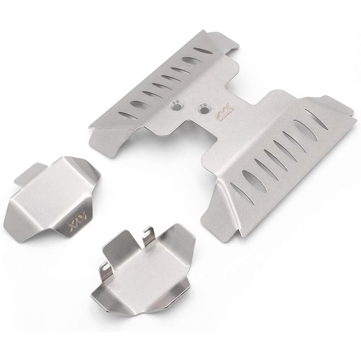 KYX Racing Stainless Steel Axle Protection Plate Frame Protector Chassis Guard Board Upgrade Accessories for RC Crawler Axle Capra Unlimited Trail Buggy UTB