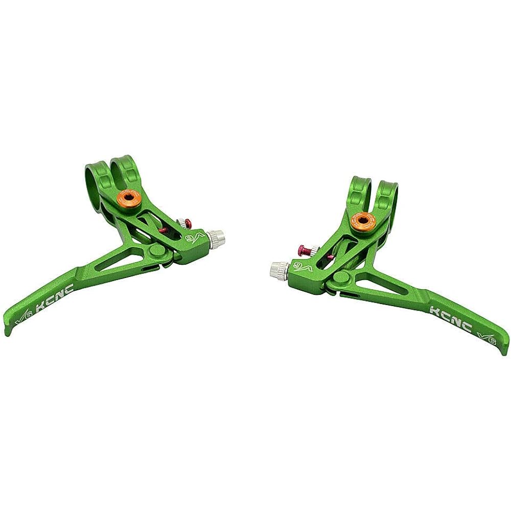 KCNC V6 Fully CNC Machined MTB Brake Lever, 66g, Green, SK2127
