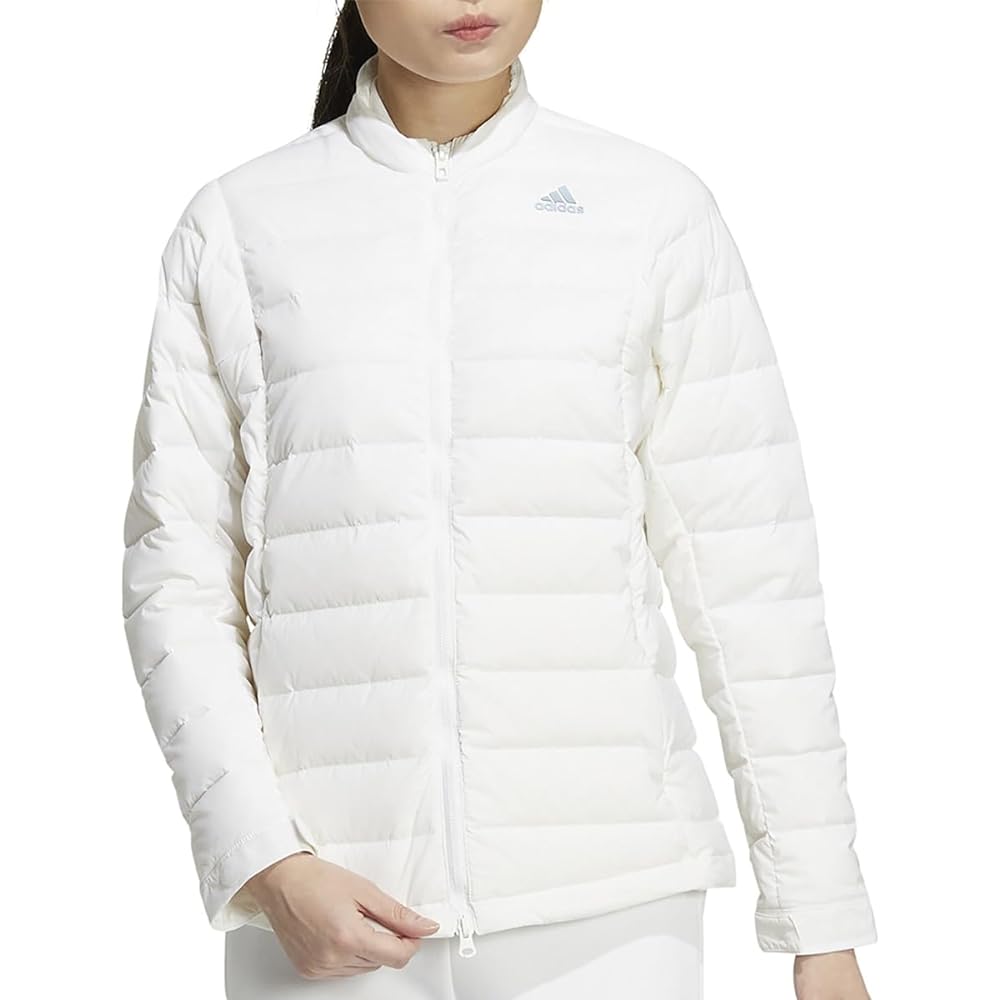 [Adidas Golf] Golf Jacket, Lightweight Mini Lip, Heat Retention, Long Sleeve Full Zip Down Jacket, Women's