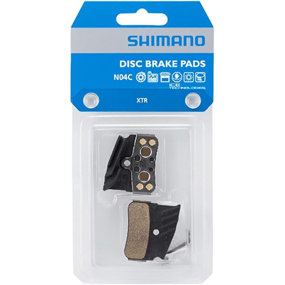 SHIMANO Disc Brake Pad N04 Metal with Fins