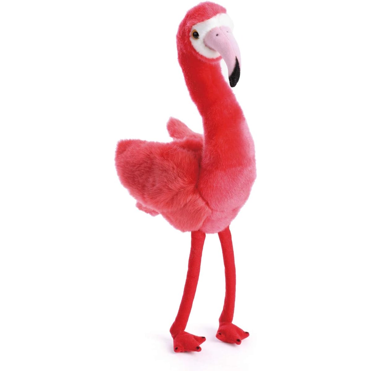 DEMDACO Flamingo Small Hot Pink 10" Polyester Fabric Stuffed Animal Toy
